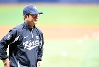 [포토]상무 평가전 앞둔 류중일 감독