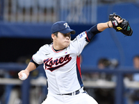 [포토]박영현, 상무와의 평가전 등판