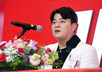 [포토]은퇴 기자회견 하는 추신수