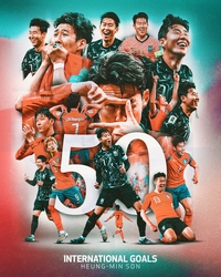 돌아온 ‘캡틴’ 손흥민의 A매치 통산 ‘50번째’ 득점…토트넘도 곧바로 축하 “쏘니 축하해”