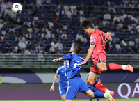 밀집 수비 조기 깨뜨렸다! 오세훈 돌고래 헤더 선제골 폭발 [한국-쿠웨이트]