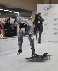 스켈레톤 김지수, 7년 만에 한국서 열린 월드컵 7위…금메달은 그로티어