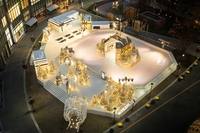 롯데백화점, ‘샤넬 윈터 테일 홀리데이 아이스링크’ 오픈