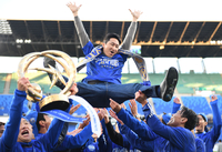 [포토] 정기선 부회장 ‘하늘을 나는 기분이야’