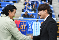 [포토] 김은중 감독과 악수하는 김판곤 감독