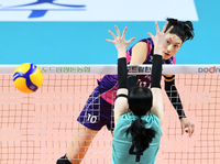 [포토]흥국생명 김연경, 백어택 성공!