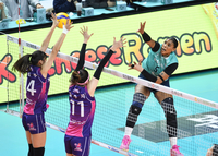 [포토]GS칼텍스의 공격을 이끄는 실바