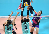 [포토]흥국생명의 공격을 이끄는 김연경