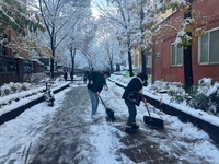 경기도, 주말 후속 제설 진행 중... 2639명 투입 ‘구슬땀’