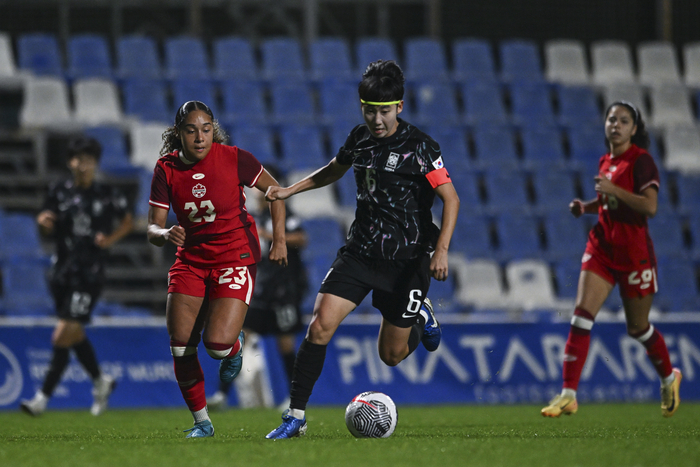 女축구 ‘신상우호’ 캐나다 원정서 1-5 대패…또 경기력 차이 실감→5G 1골 21실점