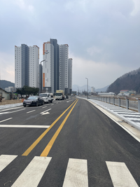 평창군, 진부 중로 2-2호(진부 웰라움 더퍼스트 아파트 앞) 도로개설 준공