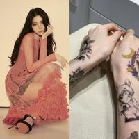 한소희, 힘들게 타투 지웠는데 또…이번엔 양팔 가득 채웠다