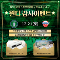 ‘준비한 선물만 1000만원 상당’ 원주 DB, 스포츠산업대상 수상 기념 감사 이벤트