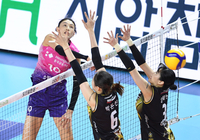 [포토]흥국생명의 공격을 이끄는 김연경