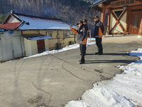 김숙자 홍천소방서장, 겨울철 폭설 피해 및 고립 예상지역 현지 점검