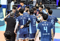 [포토]3연패에서 탈출한 우리카드