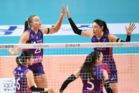 [포토] 마테이코-김연경 ‘좋았어’