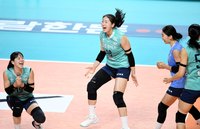 [포토] 승리 후 환호하는 GS칼텍스