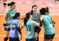 [포토] 환호하는 GS칼텍스 ‘연패를 끊자’