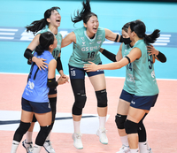 [포토] 14연패 탈출하는 GS칼텍스