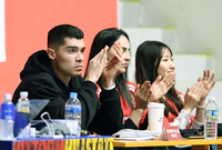 [포토]복근 부상으로 결장한 한국전력의 마테우스