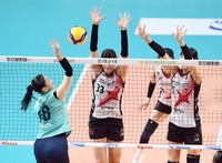 [포토]힘차게 공격하는 GS칼텍스 권민지