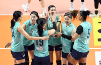 [포토]득점에 기뻐하는 GS칼텍스