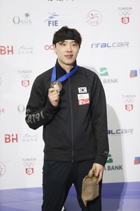 남자 사브르 박상원, 2025년 첫 국제 대회 그랑프리에서 금메달 획득