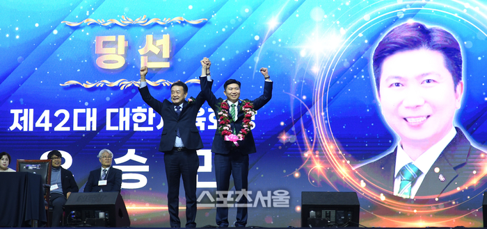 [포토] 유승민 ‘대한체육회장 당선’