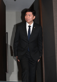 [포토]기자회견 연 유승민 대한체육회장 당선인