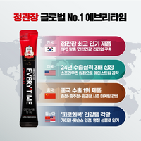 정관장 ‘에브리타임’, 국내외 건강기능식품 시장 1위 등극