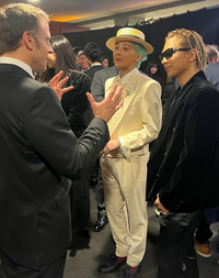 ‘월클 행보’ 지드래곤X태양, 佛 마크롱 대통령 만났다