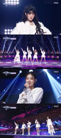 (여자)아이들, 설 연휴 2024 MBC 가요대제전 무대에서 팬들과 함께 감동적인 순간 선사