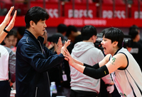 신인 세터 김다은 향한 김종민 감독의 칭찬 “5년 있던 선수 같다, 스피드 때문에 다른 선수 못 써”[현장인터뷰]