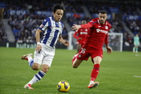 레알 소시에다드 日구보, 드리블 143회 성공→‘5대리그 U-23 전체 3위’