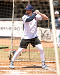 “방망이 살벌하네” 두산 새 외인 케이브, 청백전 첫 타석 우월 ‘솔로포’ 쾅! [SS시드니in]