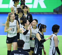 [포토] 승리의 기쁨 나누는 한국도로공사