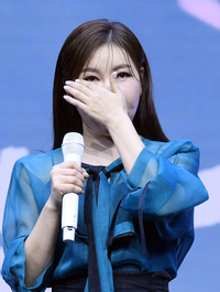 [포토]송가인, ‘아사달’ 열창 후 눈물이...