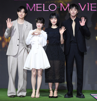[포토]‘멜로무비’의 최우식-박보영-이준영-전소니