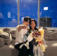 ‘아직도 깡유 커플 앓이’ 한지민, 이준혁과 달달 200% 커플샷 [★SNS]