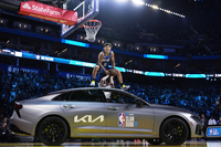 ‘덩크 황제’ 맥클렁, 사상 최초 덩크왕 ‘3연패’ 달성…3점슛왕은 타일러 히로 [SS시선집중]