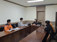 김숙자 홍천소방서장, 지능형 소방안전서비스 시범 사업 관련 업무 협의회 주재