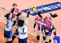 [포토]터치 아웃 만들어내는 흥국생명 김연경