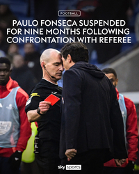 ‘퇴장’에 주심과 머리 ‘충돌’ 항의…폰세카 감독, 8개월 출장 정지 처분→9월15일까지는 라커룸 출입 ‘금지’