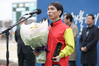 대상경주 5회우승 문정균 기수, 김효정 등과 함께 1분기 다승달성 포상 받아