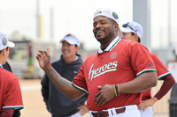 ‘키움 新 리드오프’ 푸이그, 담 증세로 결장 “완전한 휴식 필요하다고 판단” [SS수원in]