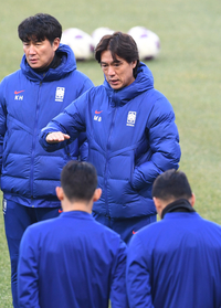 [포토]대한민국 축구 대표팀 이끄는 홍명보 감독