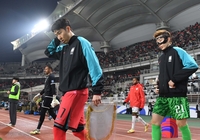 [포토]오만전 선발 출전하는 손흥민과 조현우