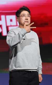 [포토] 키움 홍원기 감독 ‘K 세리머니’