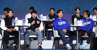 [포토] 양의지 “강민호 선수가 말이 많아 상대하기 까다롭다”